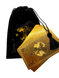 Черный мешок с ангельской печатью для хранения золотой колоды ТАРО